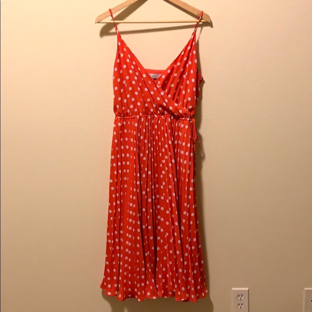 ALI & JAY Los Angeles Pink Polka Dot Maxi Dress